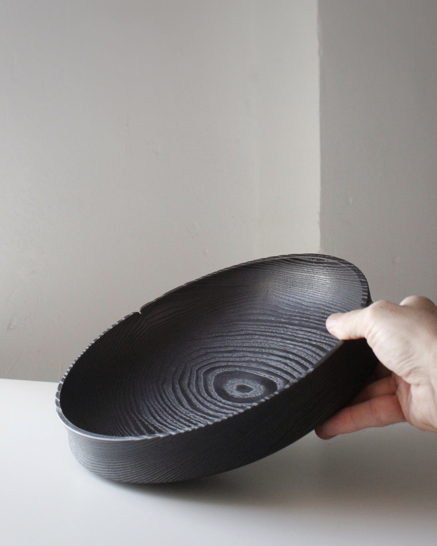 A235 Ash wood centerpiece with Yakisugui finish