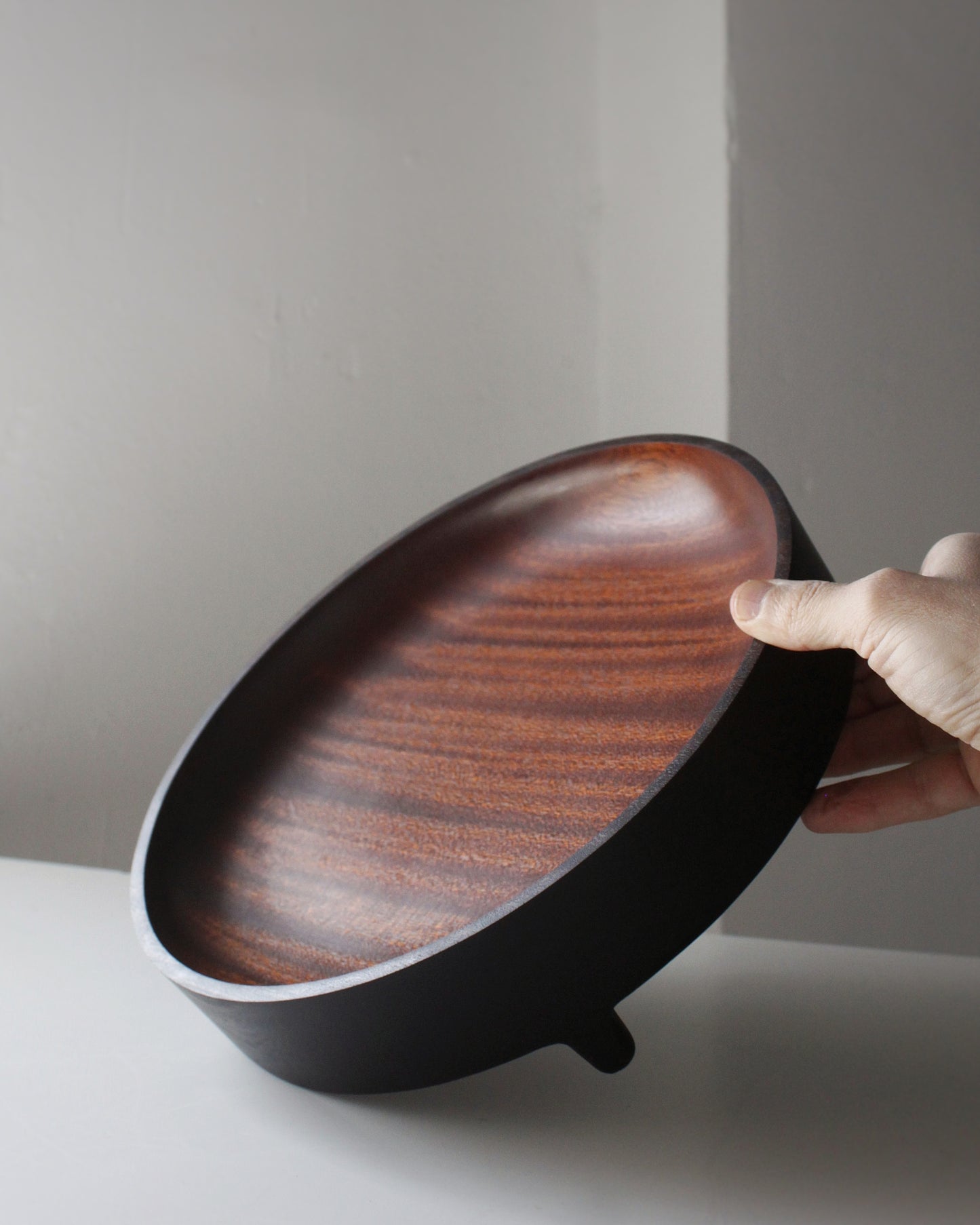 A236 Ebonized Sapele wood center