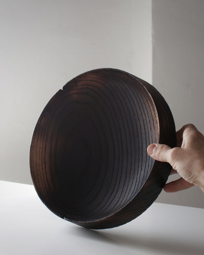 A234 Aged European Oak Wood Centerpiece