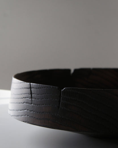 A234 Aged European Oak Wood Centerpiece