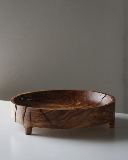 A217 Spanish Olive Wood Centerpiece