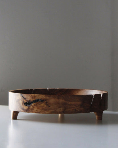 A217 Spanish Olive Wood Centerpiece