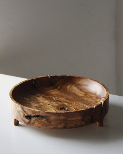 A217 Spanish Olive Wood Centerpiece