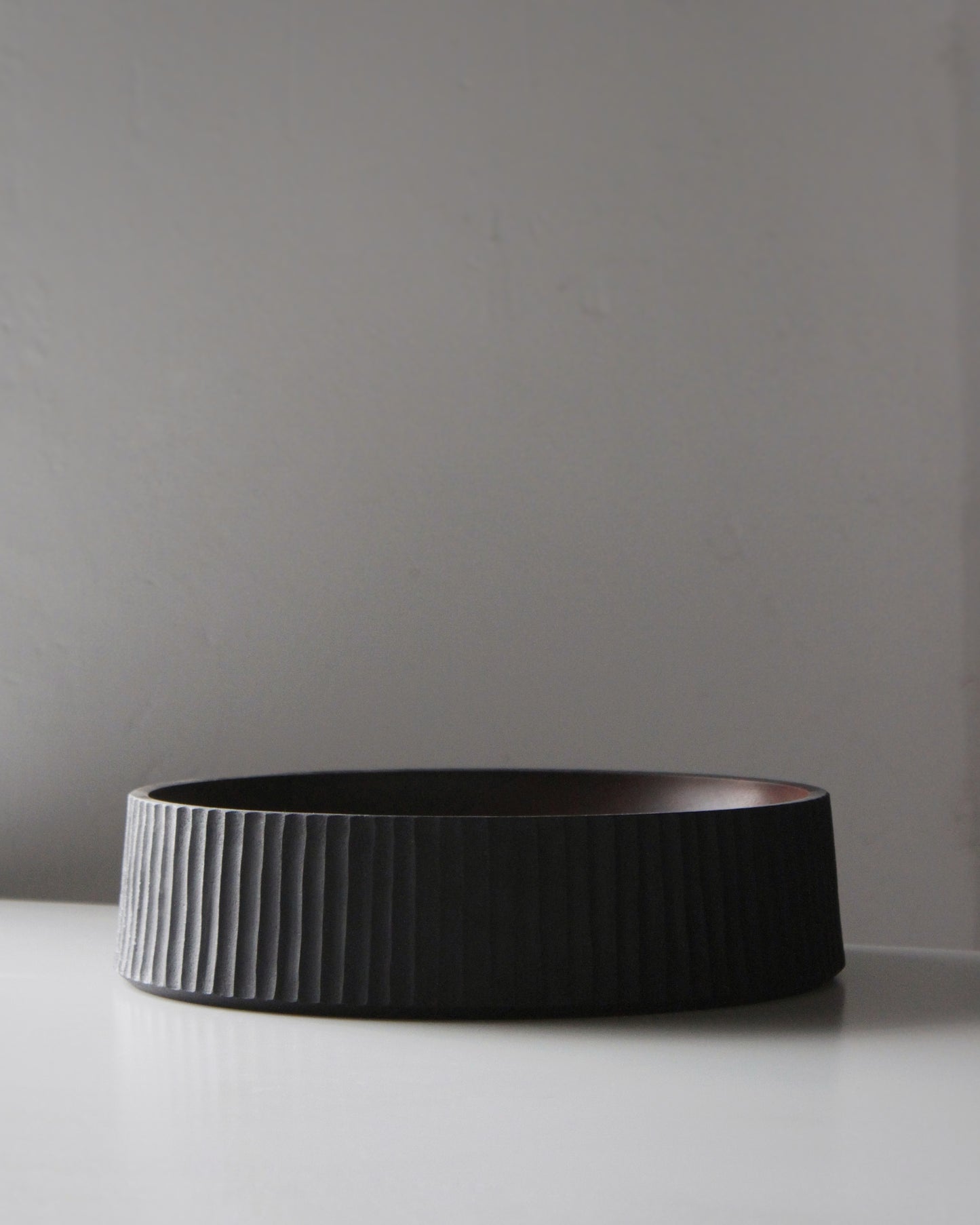 A214 Textured Ebonized Sapele Wood Center