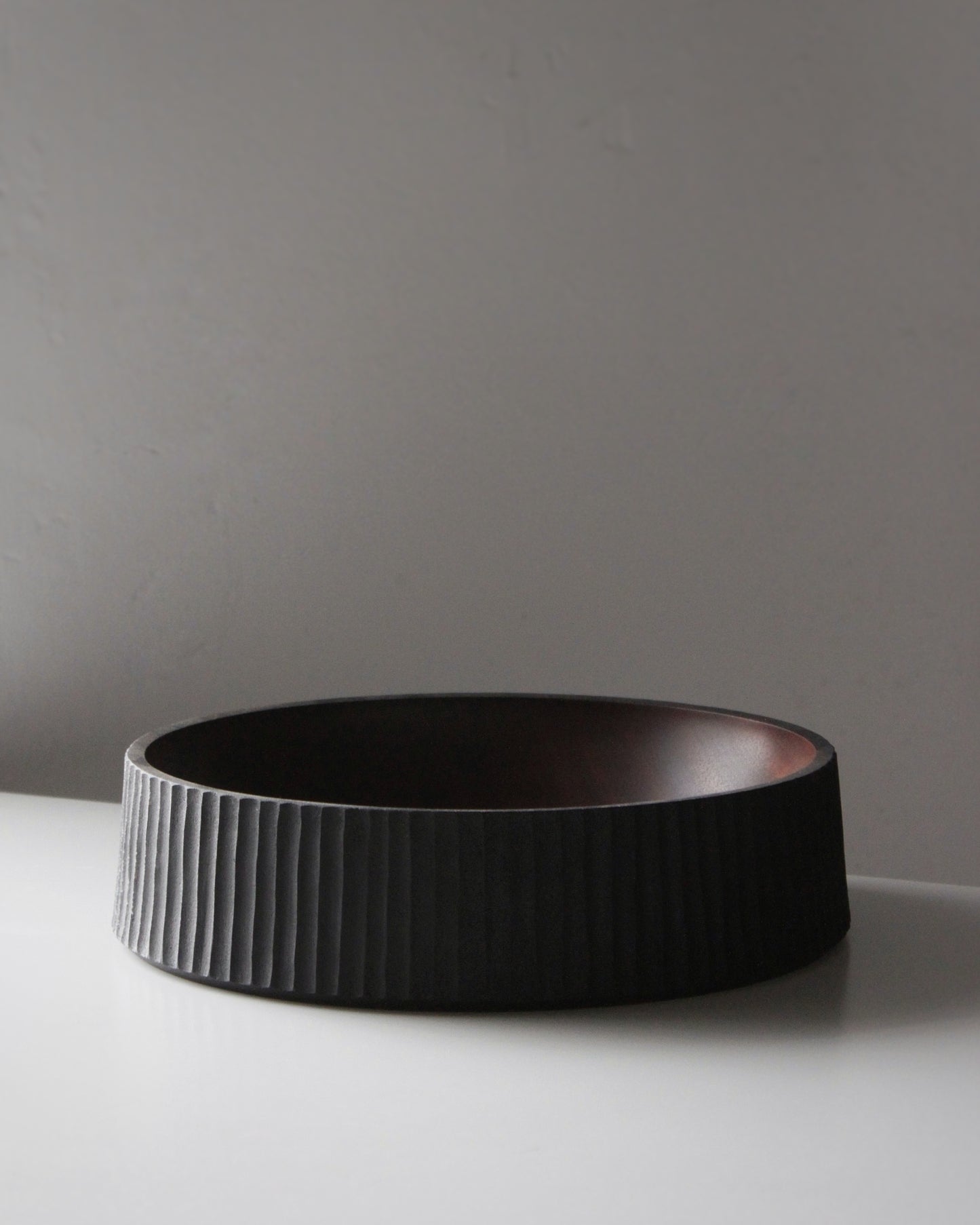 A214 Textured Ebonized Sapele Wood Center