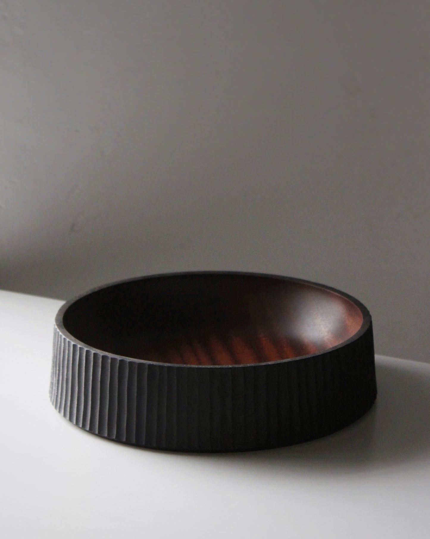 A214 Textured Ebonized Sapele Wood Center
