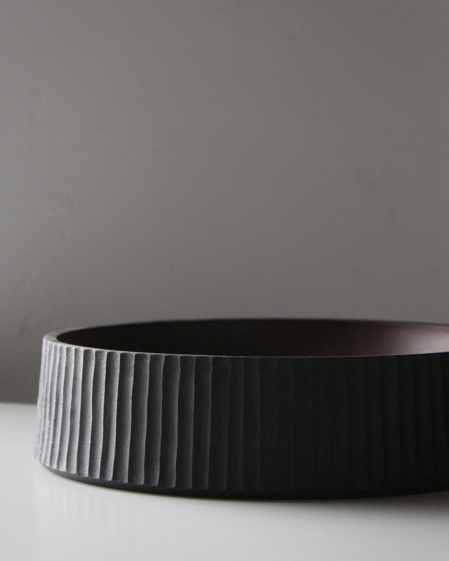 A214 Textured Ebonized Sapele Wood Center