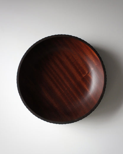 A214 Textured Ebonized Sapele Wood Center
