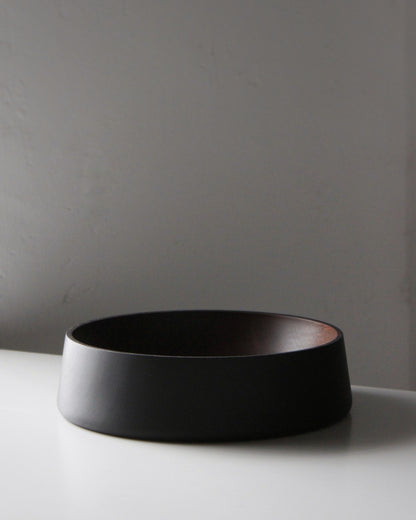 A208 Ebonized Sapeli Wood Centerpiece