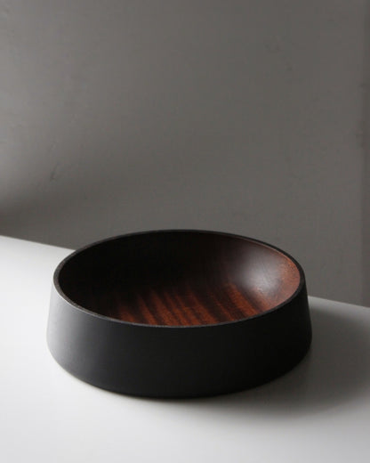 A208 Ebonized Sapeli Wood Centerpiece