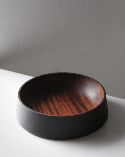 A208 Ebonized Sapeli Wood Centerpiece