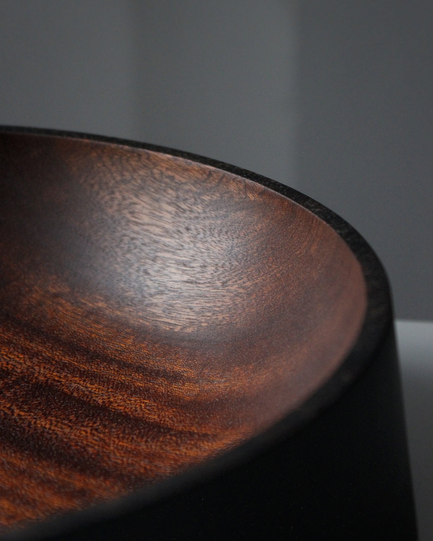 A208 Ebonized Sapeli Wood Centerpiece