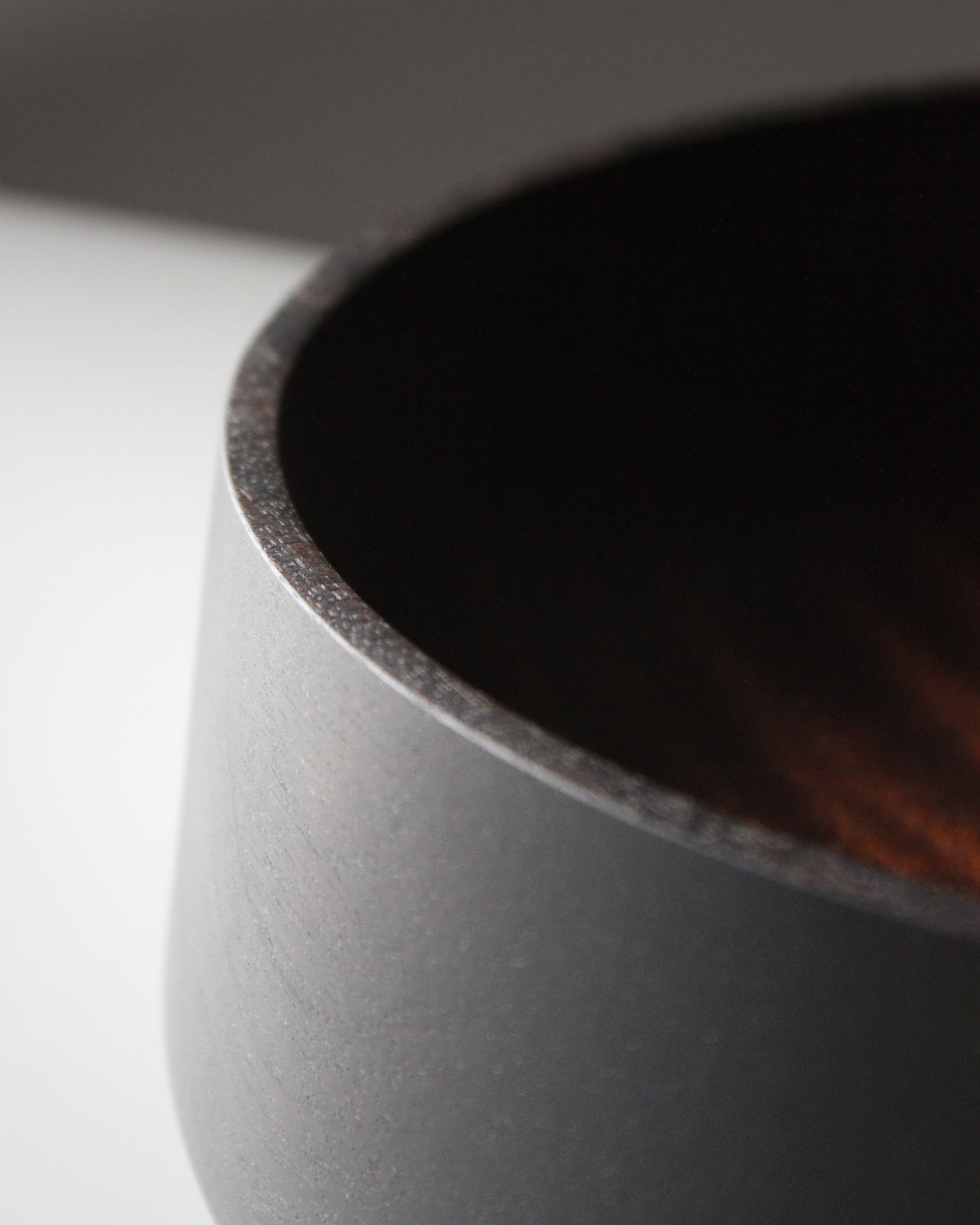 A208 Ebonized Sapeli Wood Centerpiece