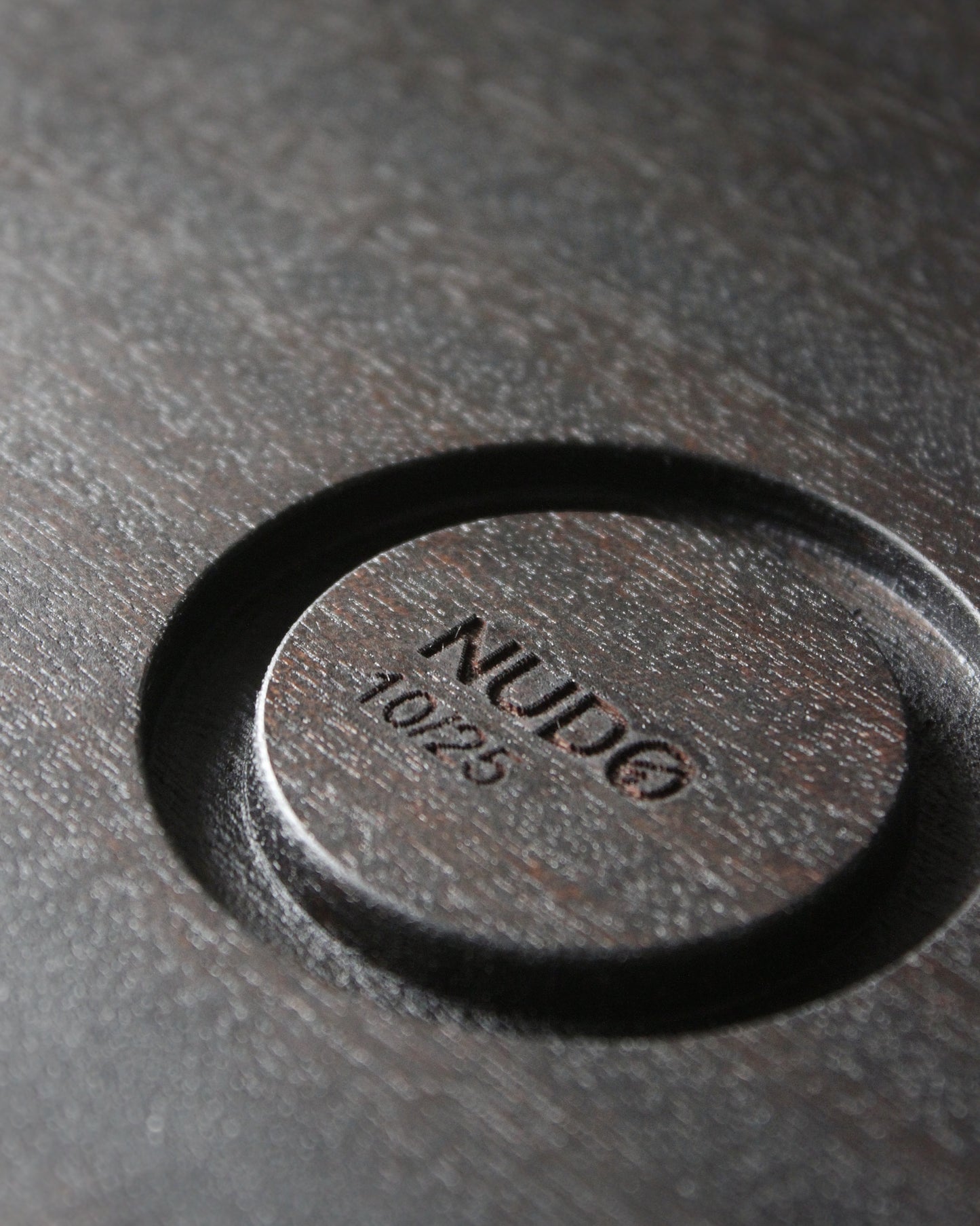 A208 Ebonized Sapeli Wood Centerpiece