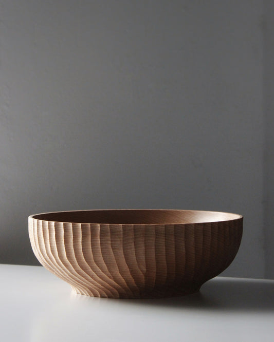 A215 Textured White Beech Wood Center