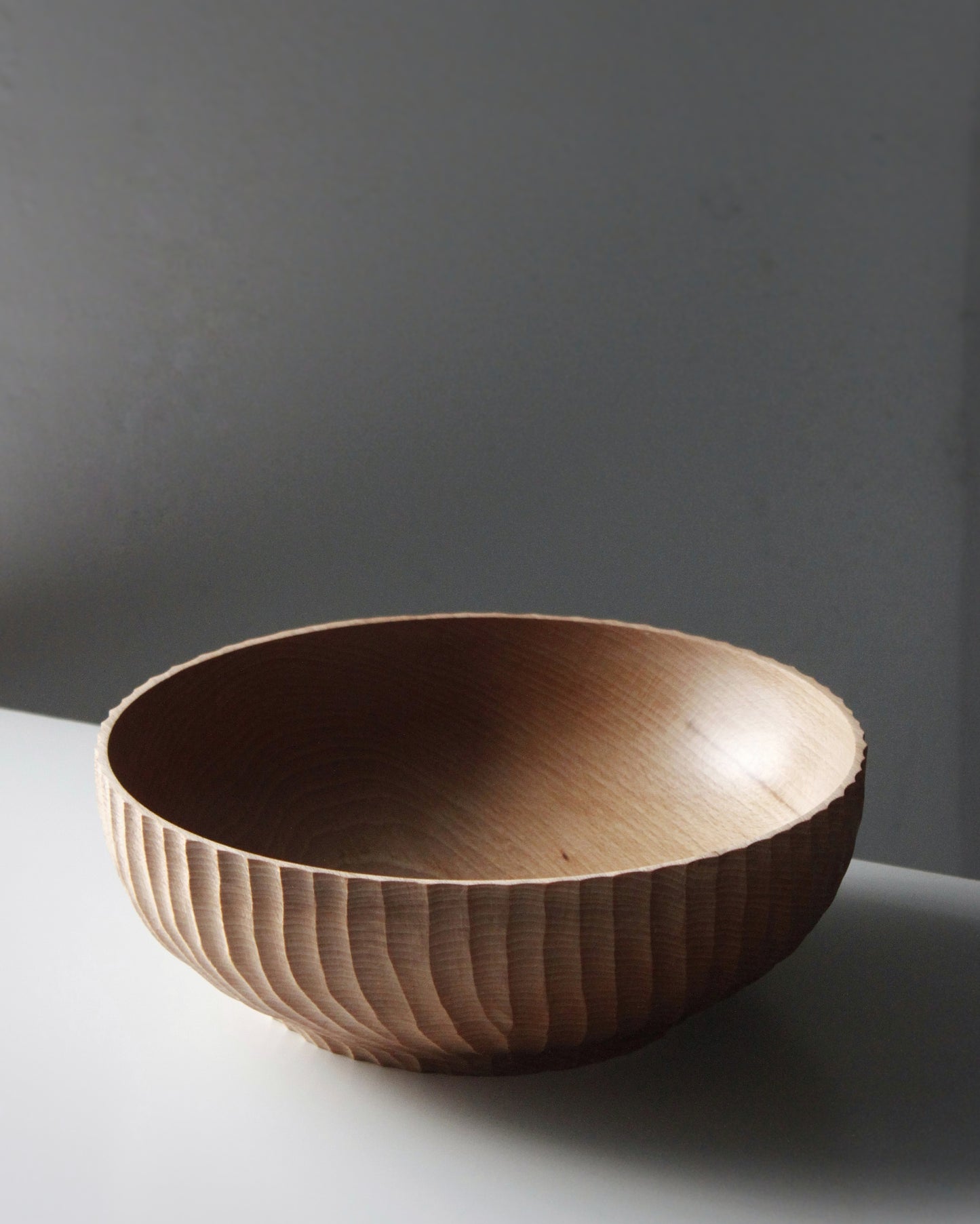 A215 Textured White Beech Wood Center