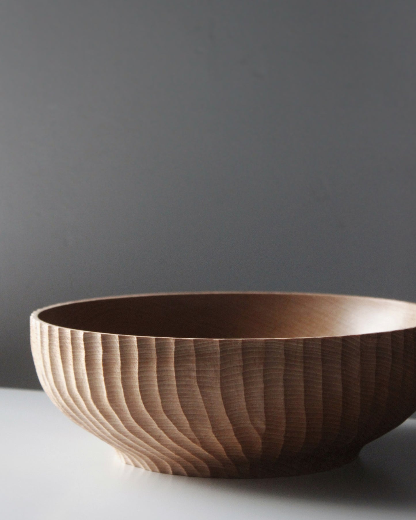 A215 Textured White Beech Wood Center