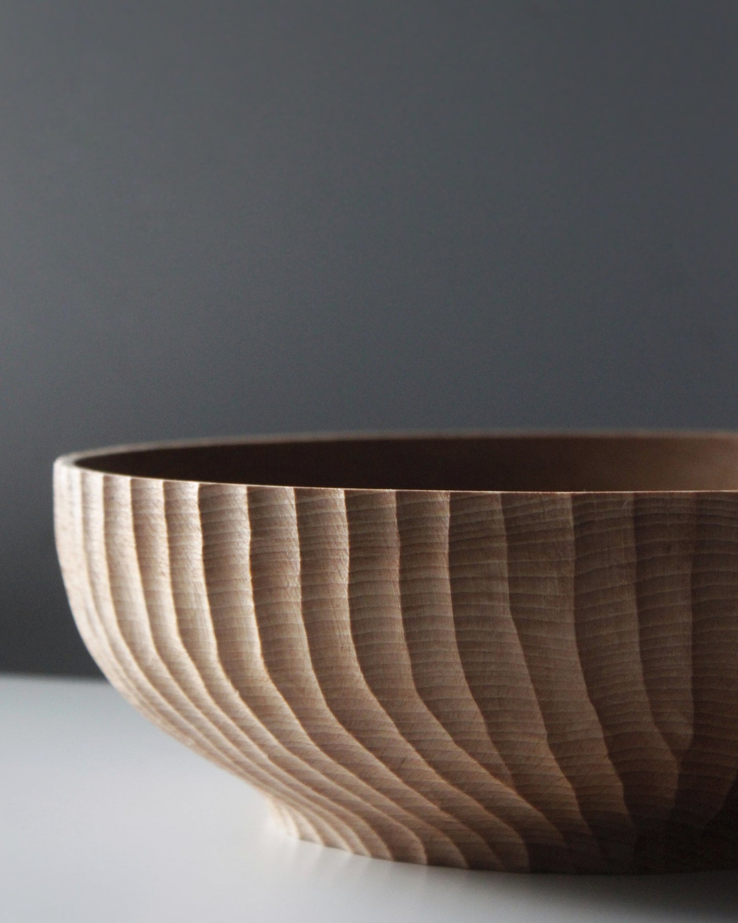 A215 Textured White Beech Wood Center