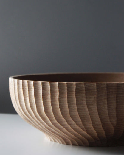 A215 Textured White Beech Wood Center