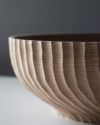 A215 Textured White Beech Wood Center