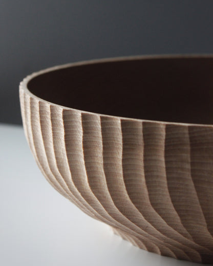 A215 Textured White Beech Wood Center