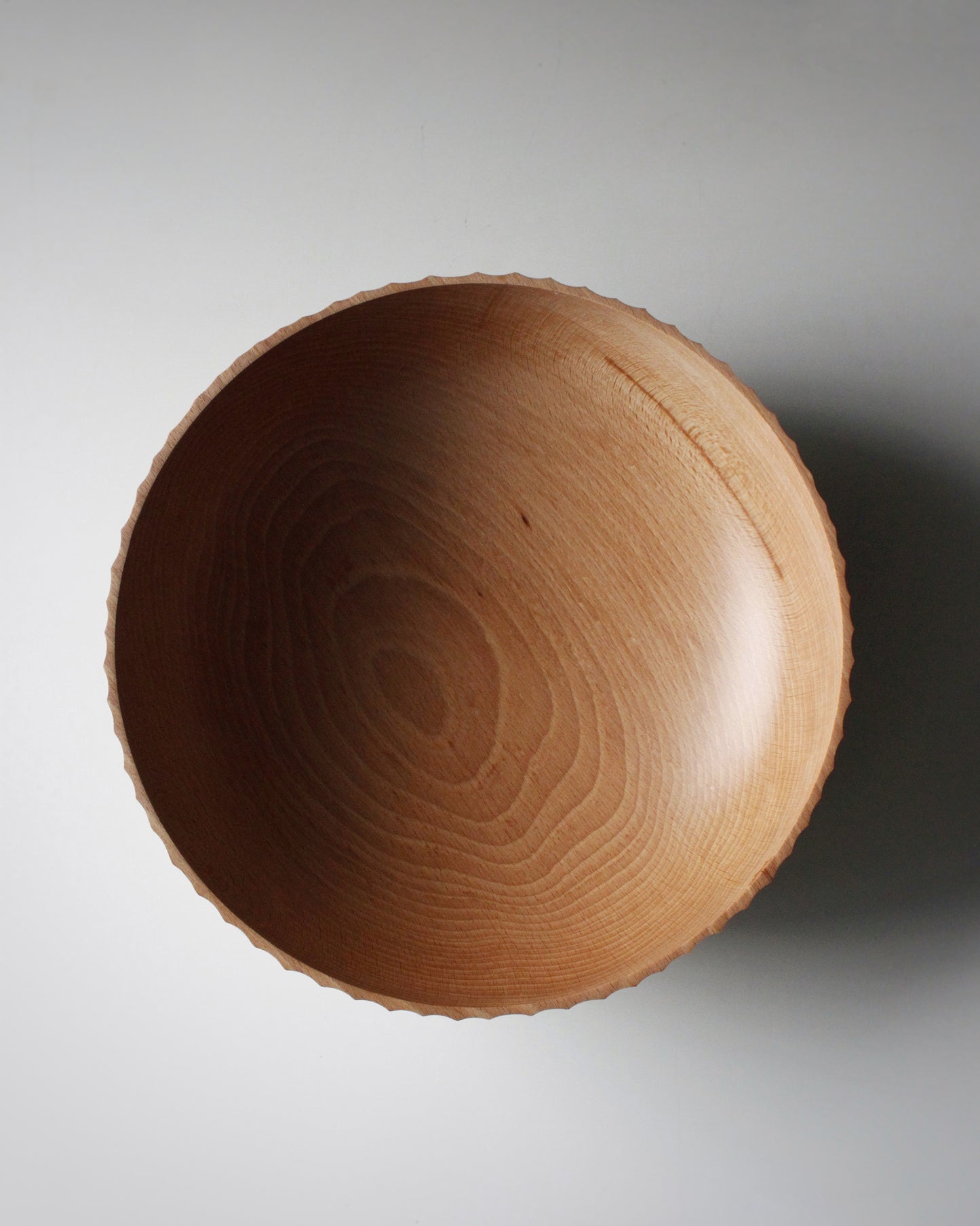 A215 Textured White Beech Wood Center