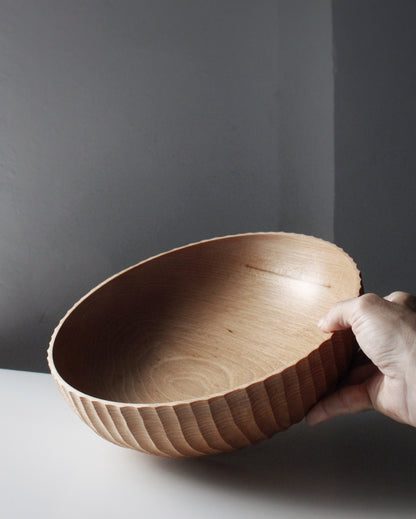 A215 Textured White Beech Wood Center