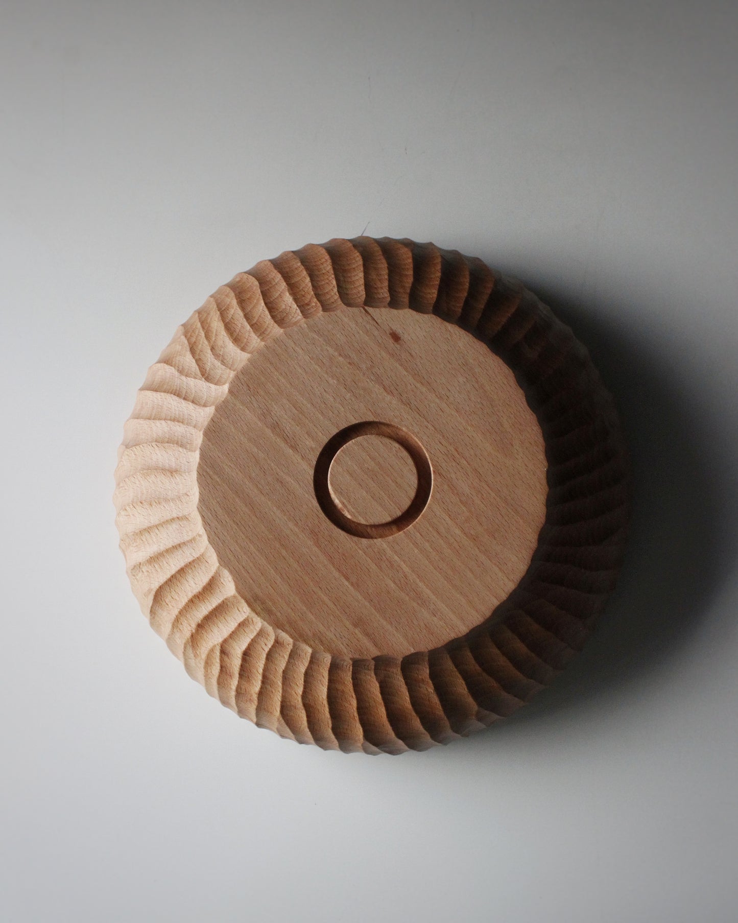 A215 Textured White Beech Wood Center