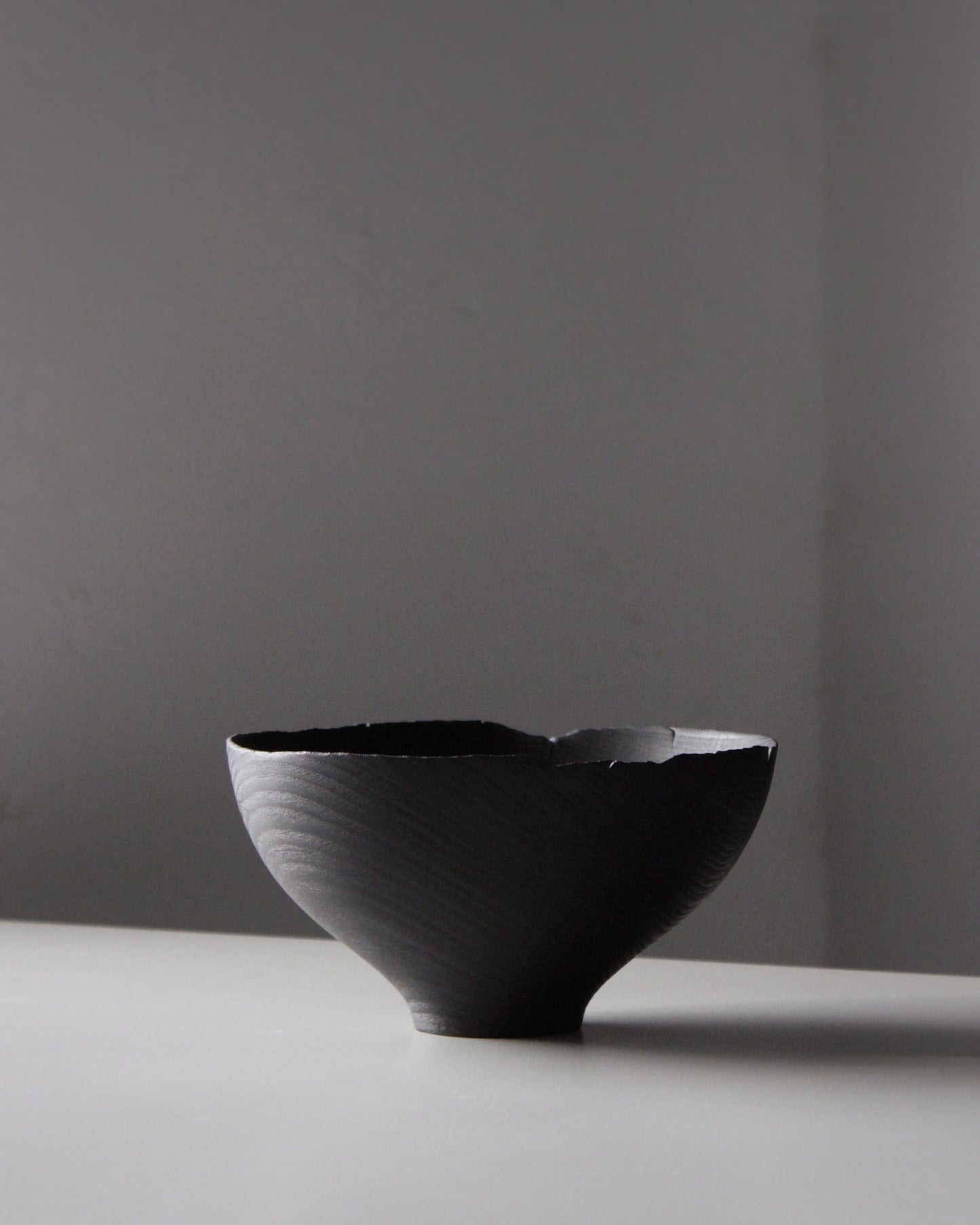 A204 Burnt White Beech Wood Bowl