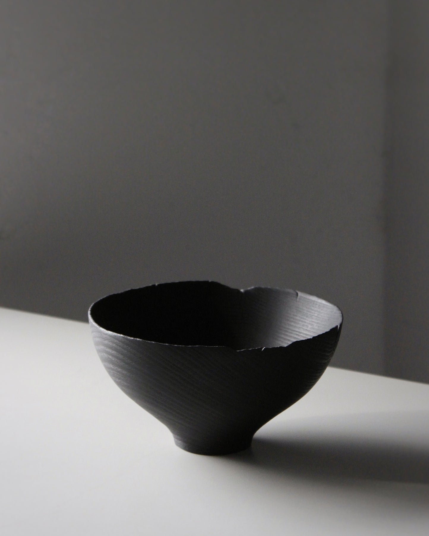 A204 Burnt White Beech Wood Bowl