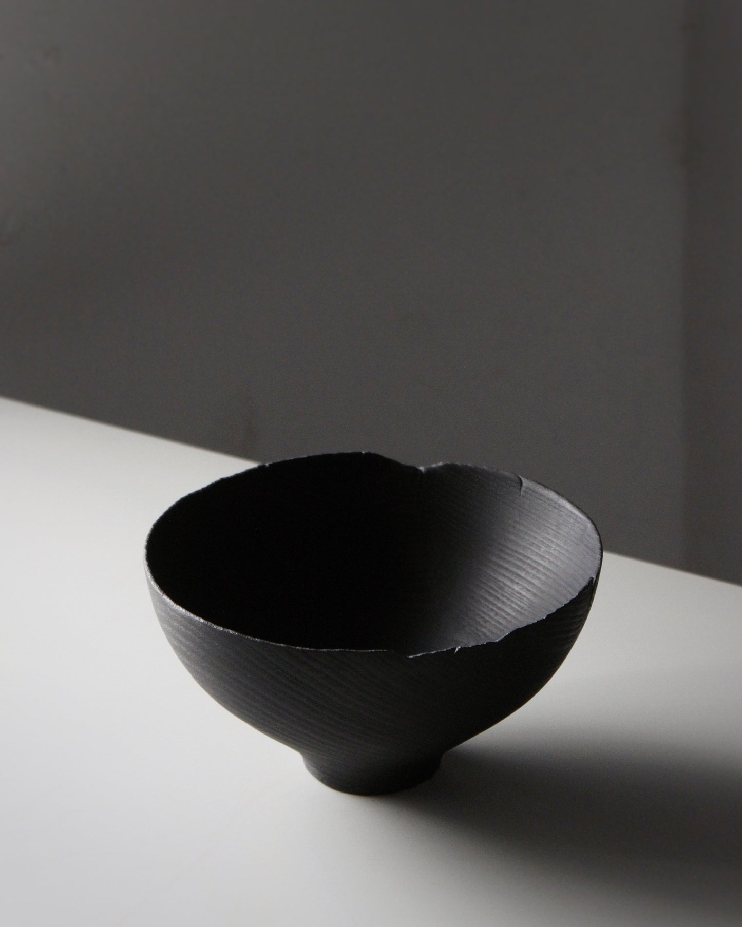 A204 Burnt White Beech Wood Bowl