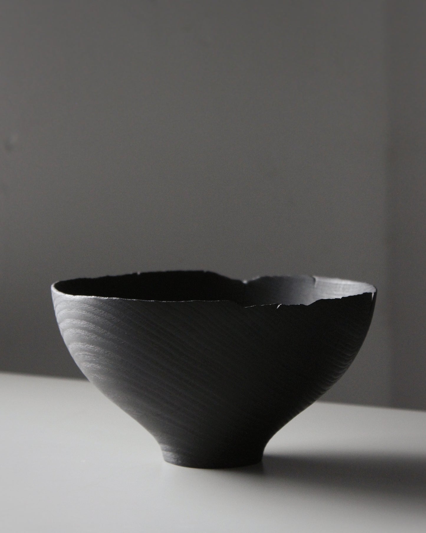 A204 Burnt White Beech Wood Bowl