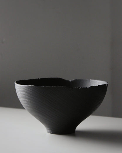 A204 Burnt White Beech Wood Bowl