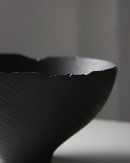 A204 Burnt White Beech Wood Bowl