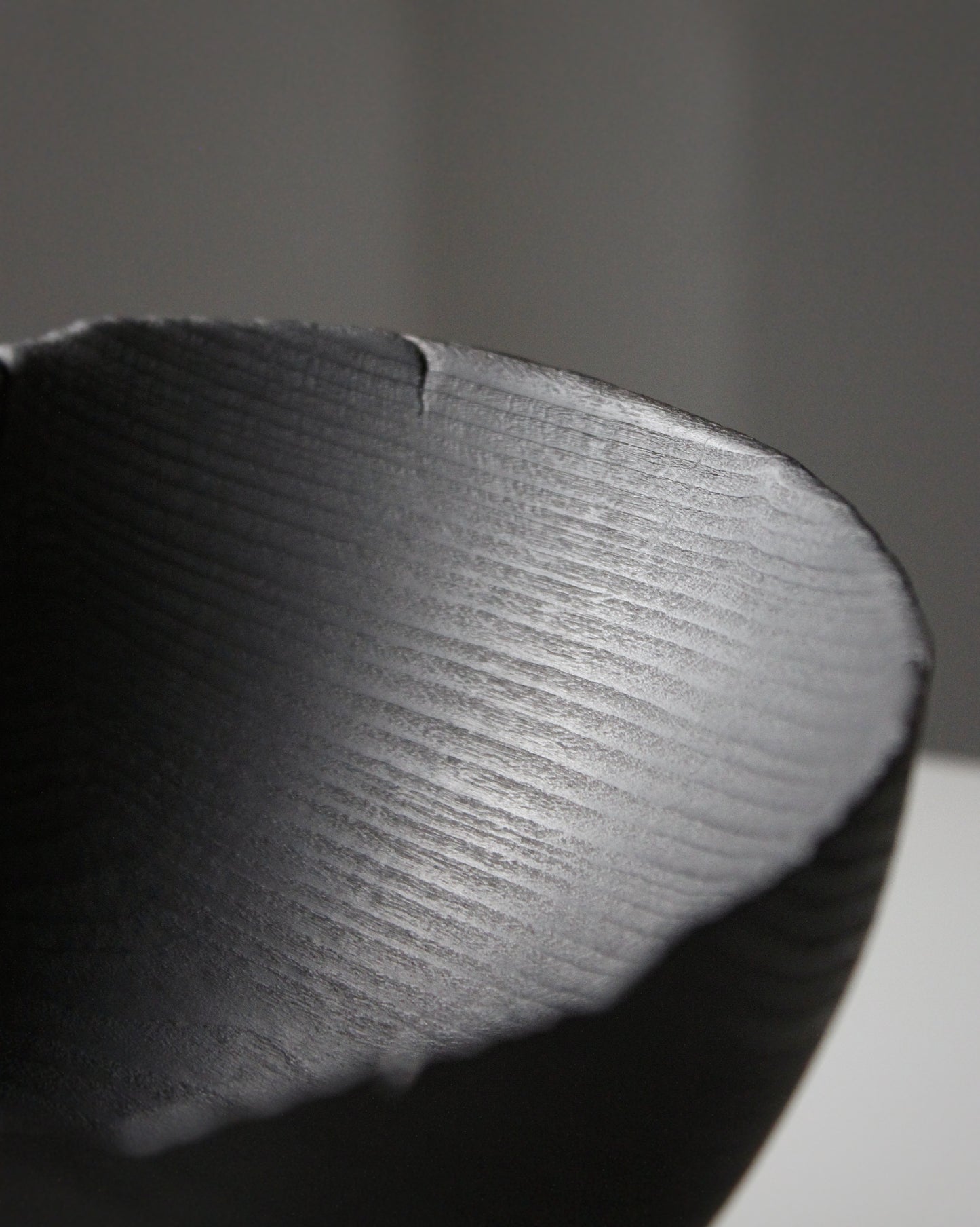 A204 Burnt White Beech Wood Bowl