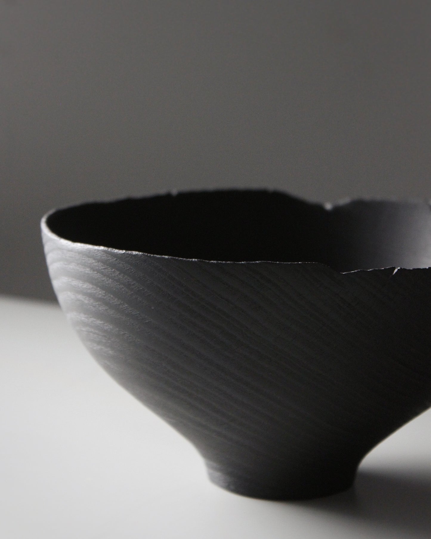 A204 Burnt White Beech Wood Bowl