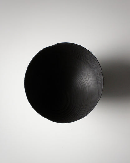 A204 Burnt White Beech Wood Bowl