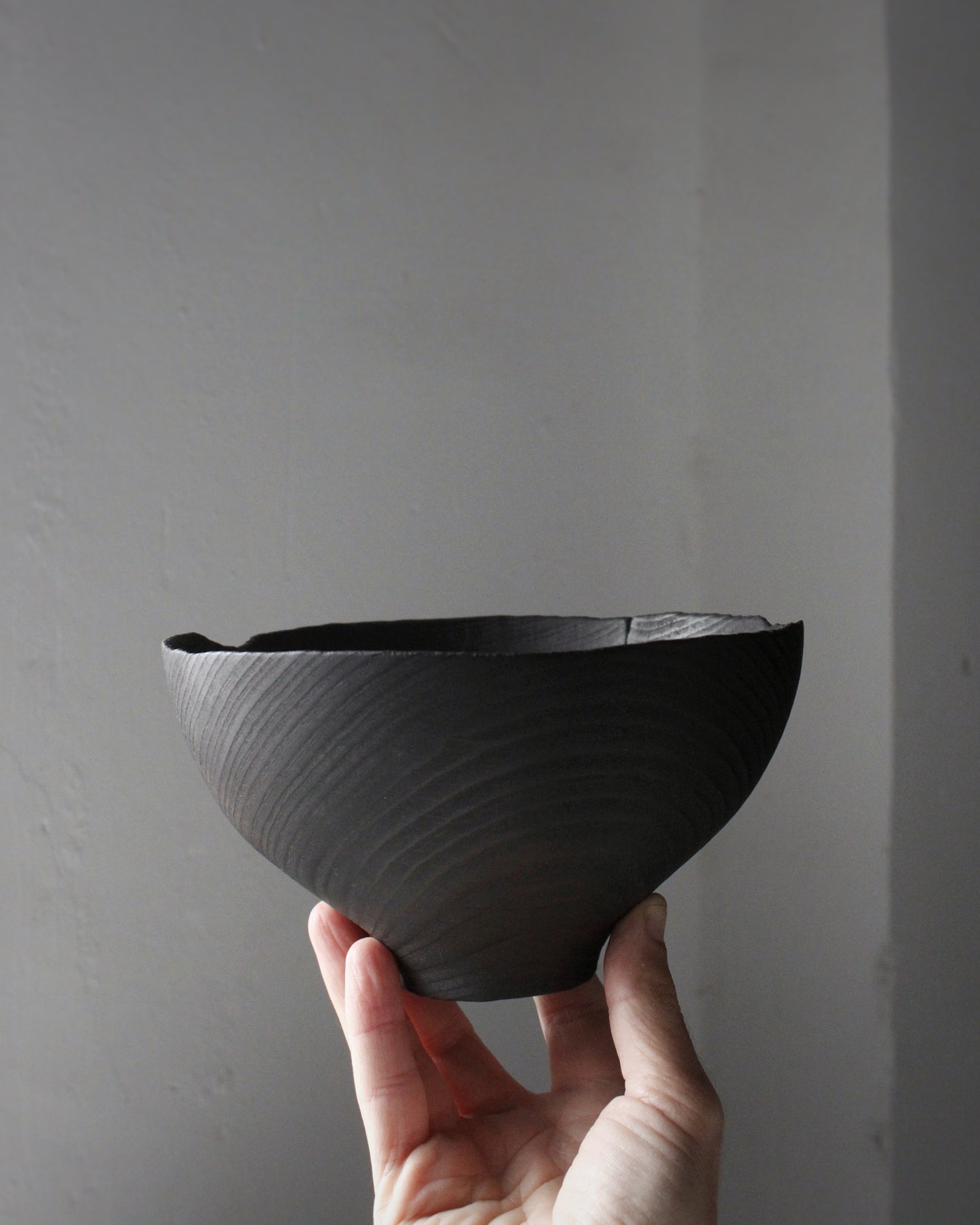 A204 Burnt White Beech Wood Bowl