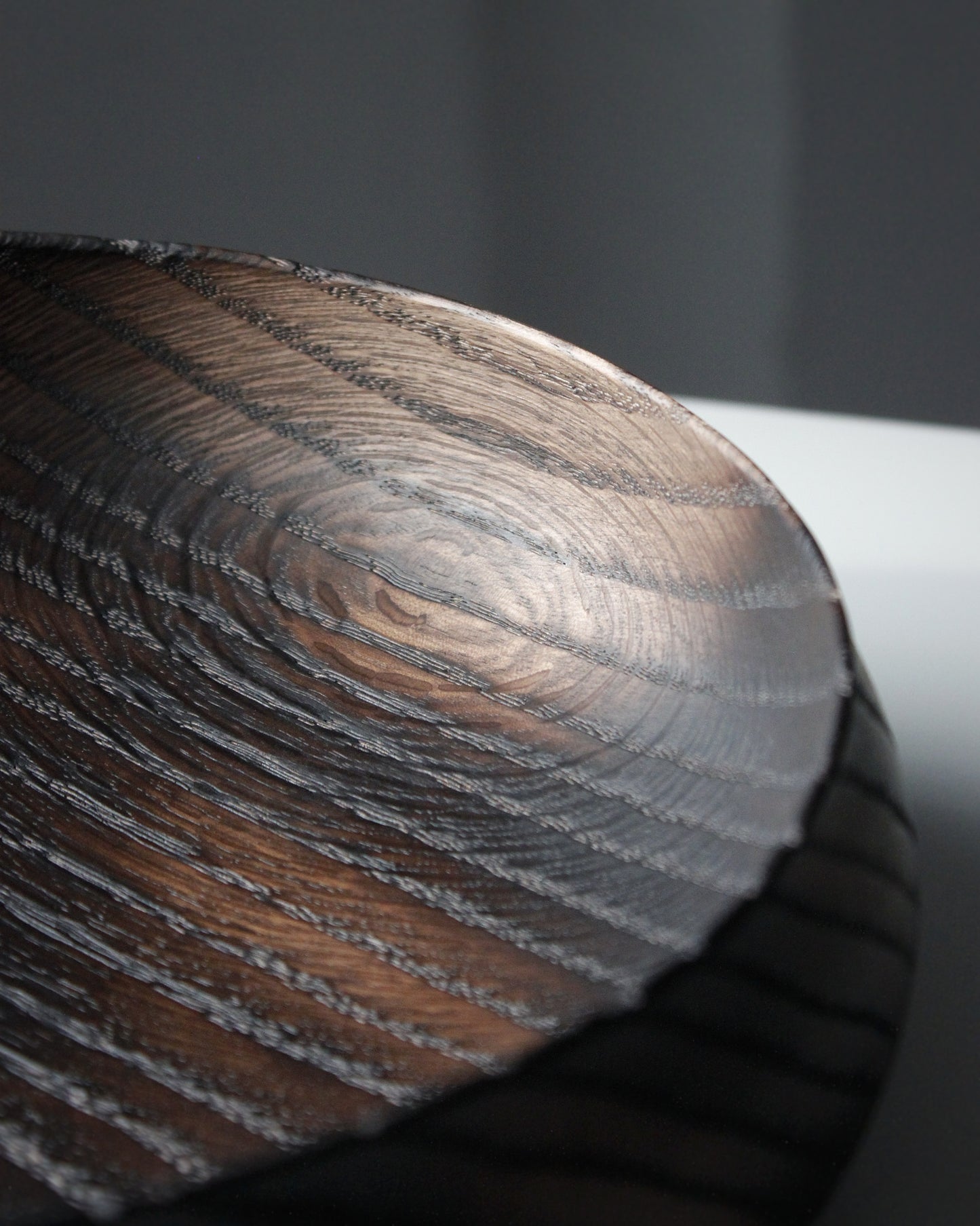 A212 Aged European Oak Wood Centerpiece