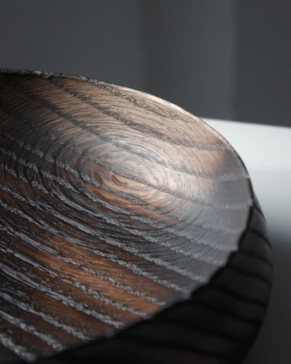 A212 Aged European Oak Wood Centerpiece