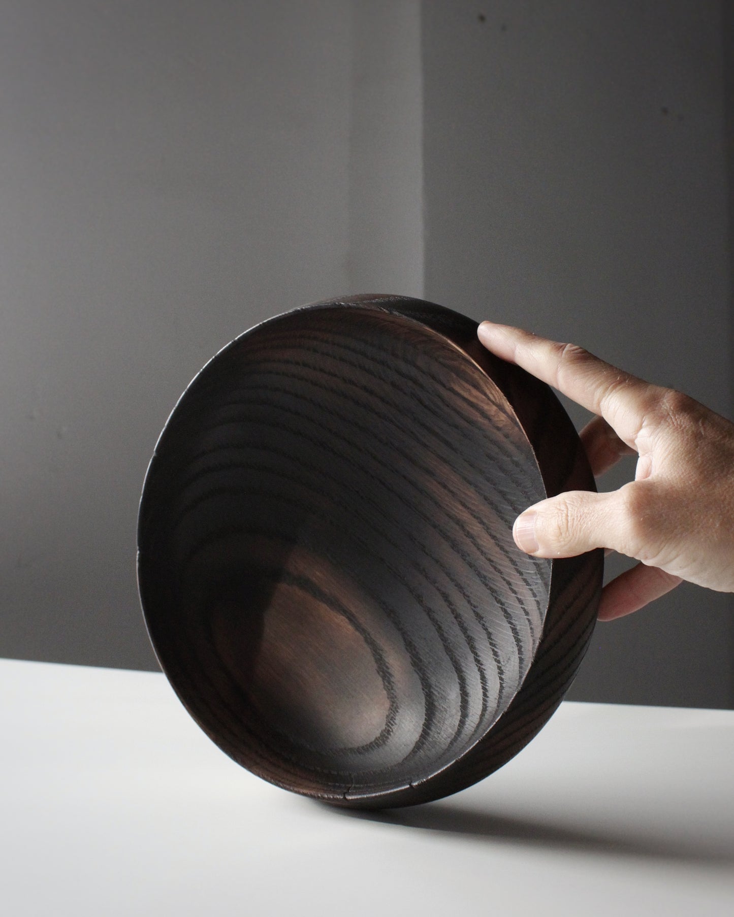 A212 Aged European Oak Wood Centerpiece