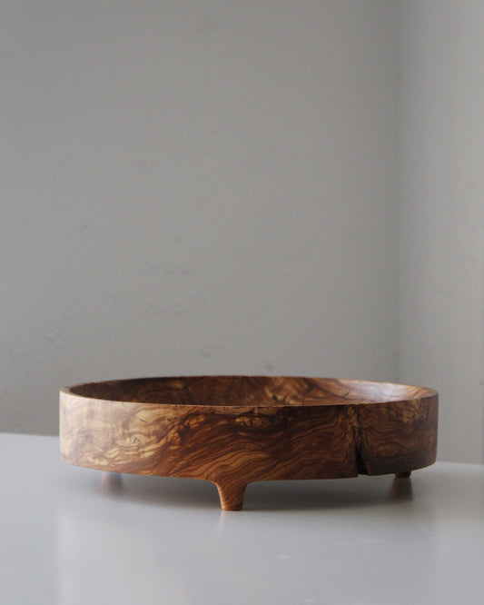 A149 Spanish Olive Wood Centerpiece