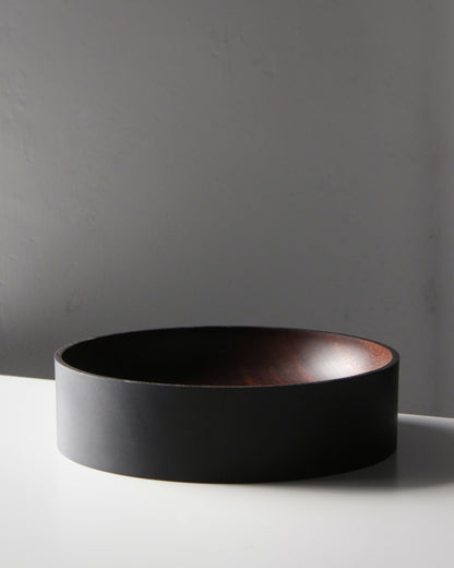 A227 Ebonized Sapeli Wood Centerpiece