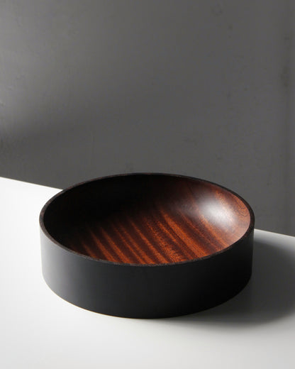 A227 Ebonized Sapeli Wood Centerpiece
