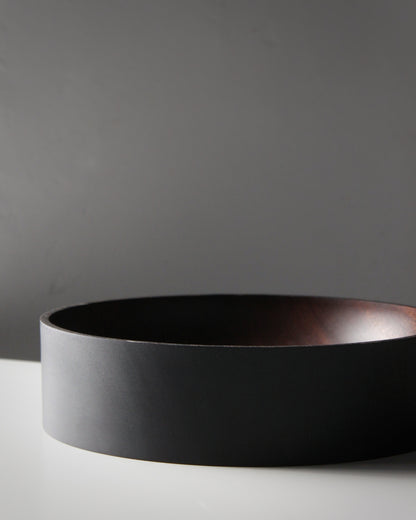 A227 Ebonized Sapeli Wood Centerpiece