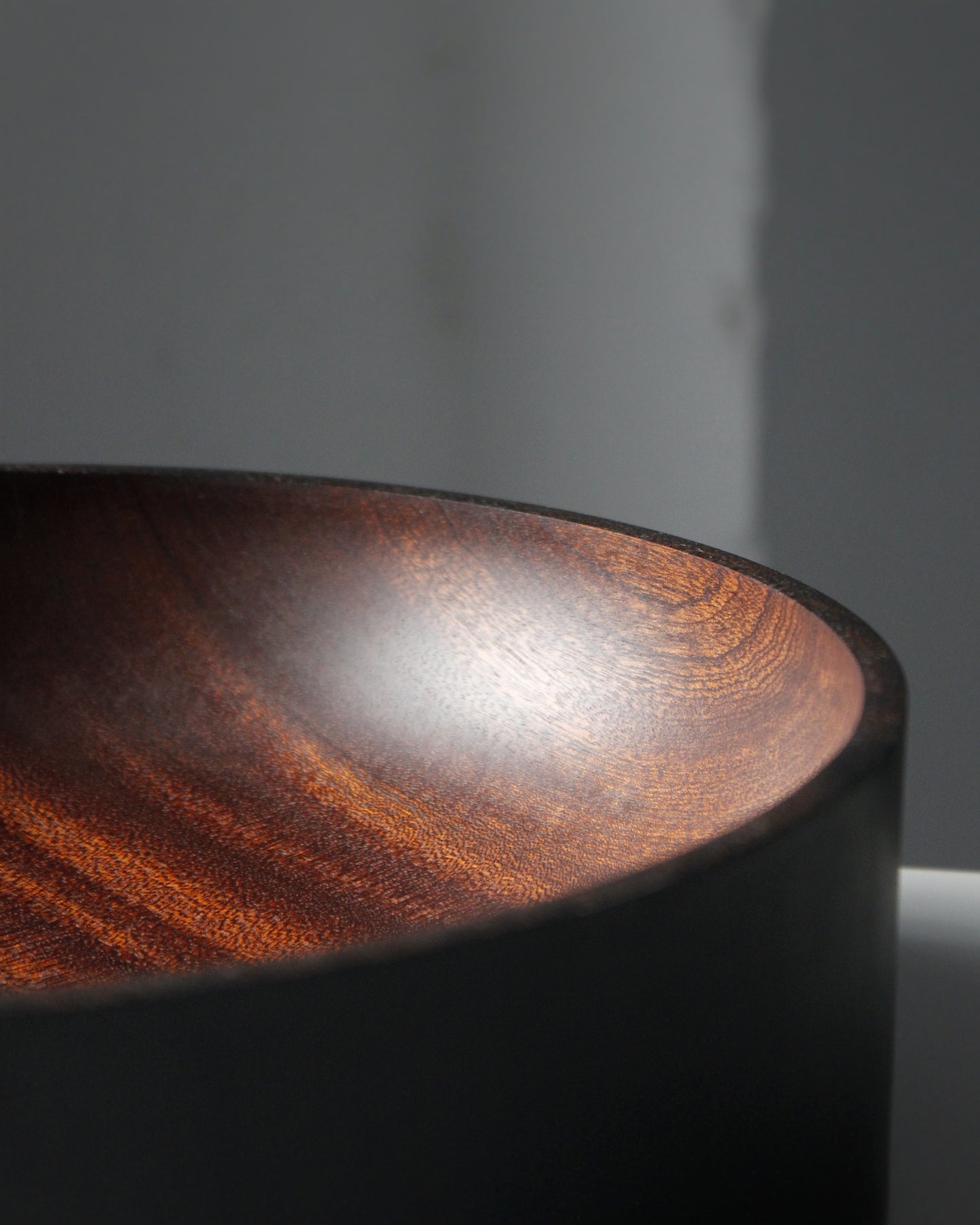 A227 Ebonized Sapeli Wood Centerpiece