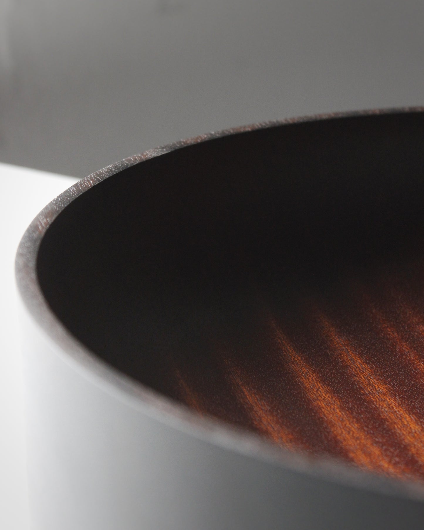 A227 Ebonized Sapeli Wood Centerpiece