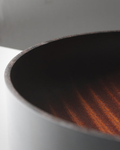 A227 Ebonized Sapeli Wood Centerpiece