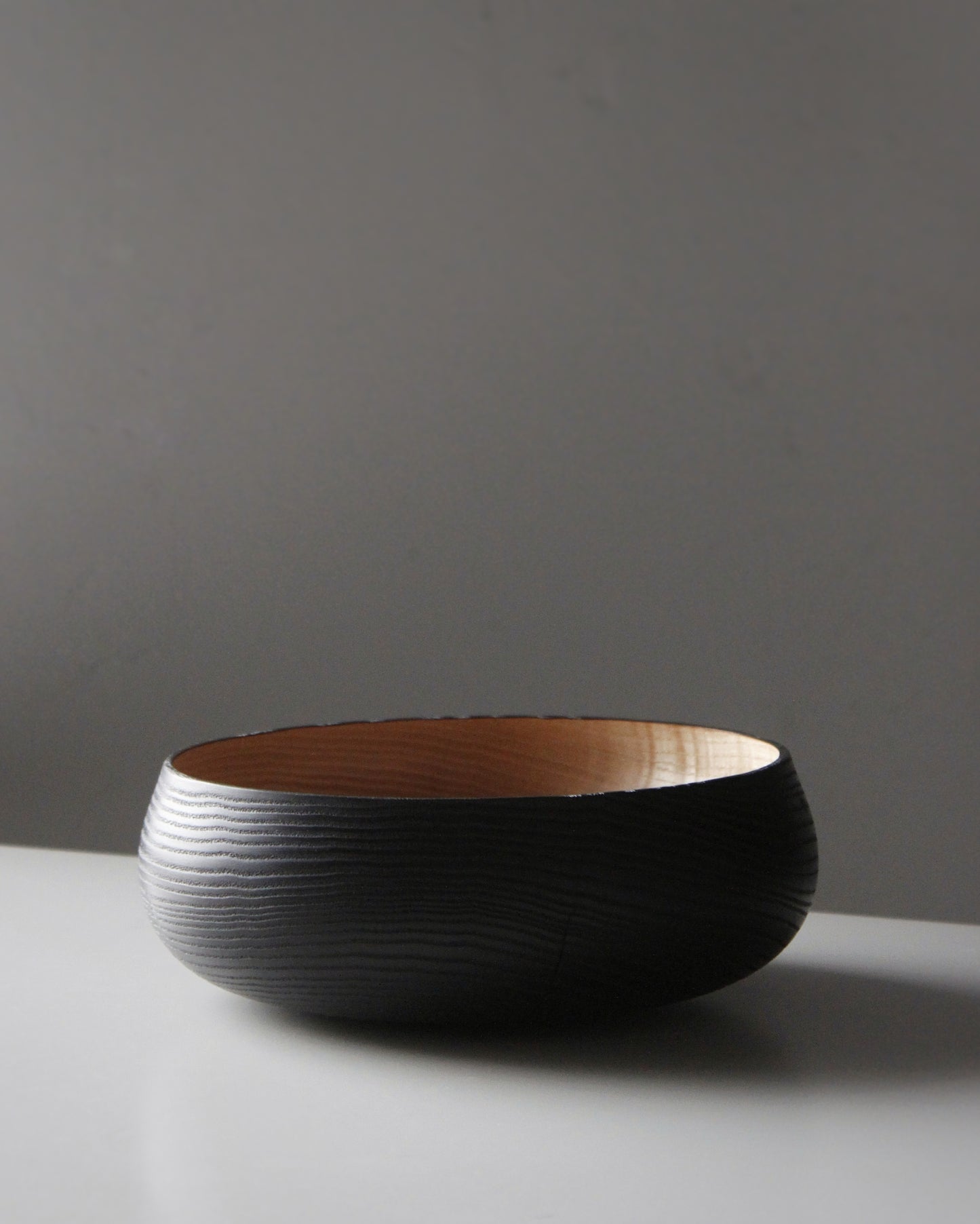 A239 Ash wood centerpiece with Yakisugui finish