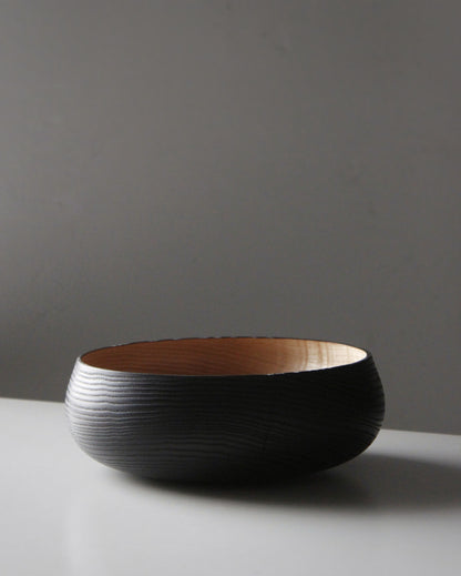 A239 Ash wood centerpiece with Yakisugui finish